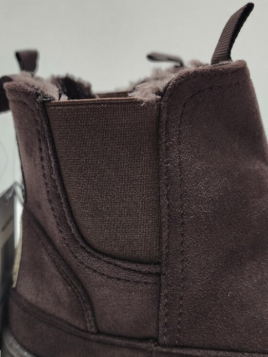 New White Mountain Isleworth Dark Brown Boot - Faux Suede & Fur - Size 8 main image 10